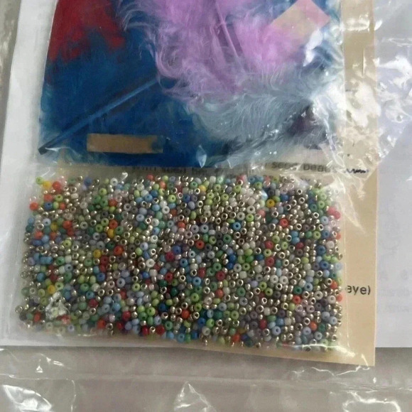 ANN BENSON NEW SEALED PARROT PIN KIT B018, BEADS CRYSTALS TURQUIOSE AMETHYST - Picture 10 of 12